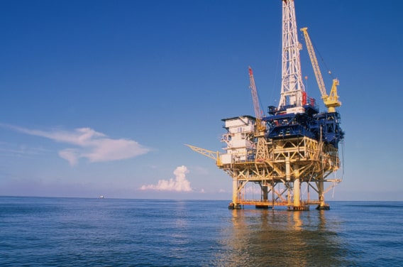 Oil sea station