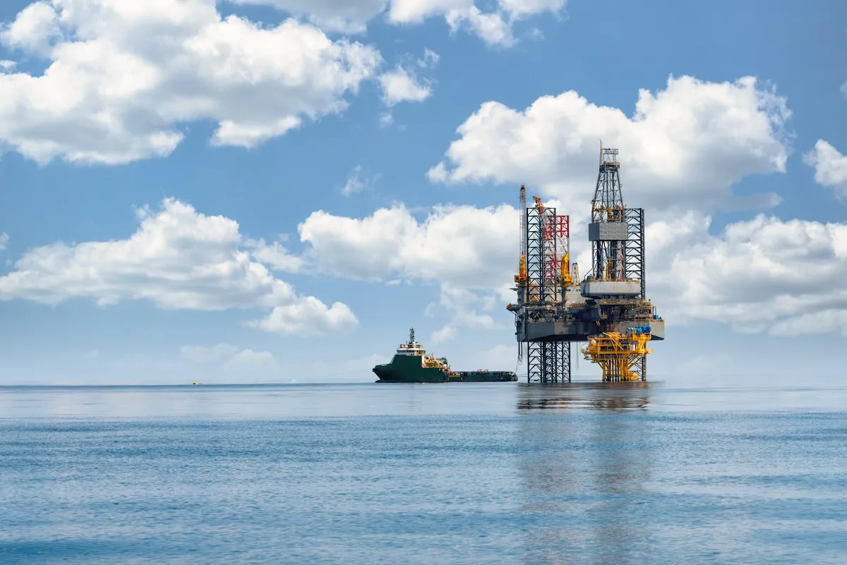 Off-shore oil rig
