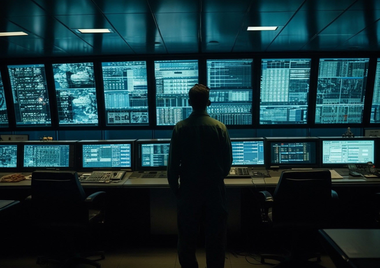 Monitoring room FPO screens